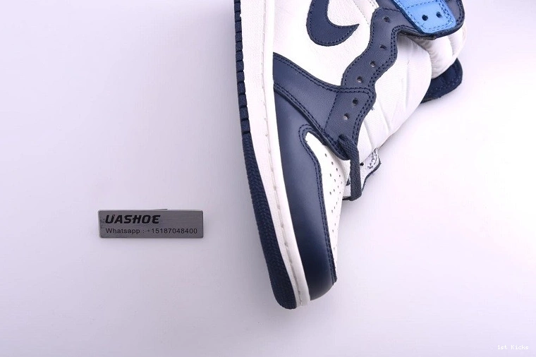  Leather Jordan 1 Retro 555088-140 High UNC 0924